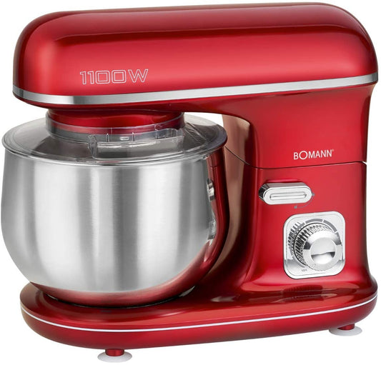 Pétrin Multifonction 5L 1100W Bomann KM 6010 CB Rouge